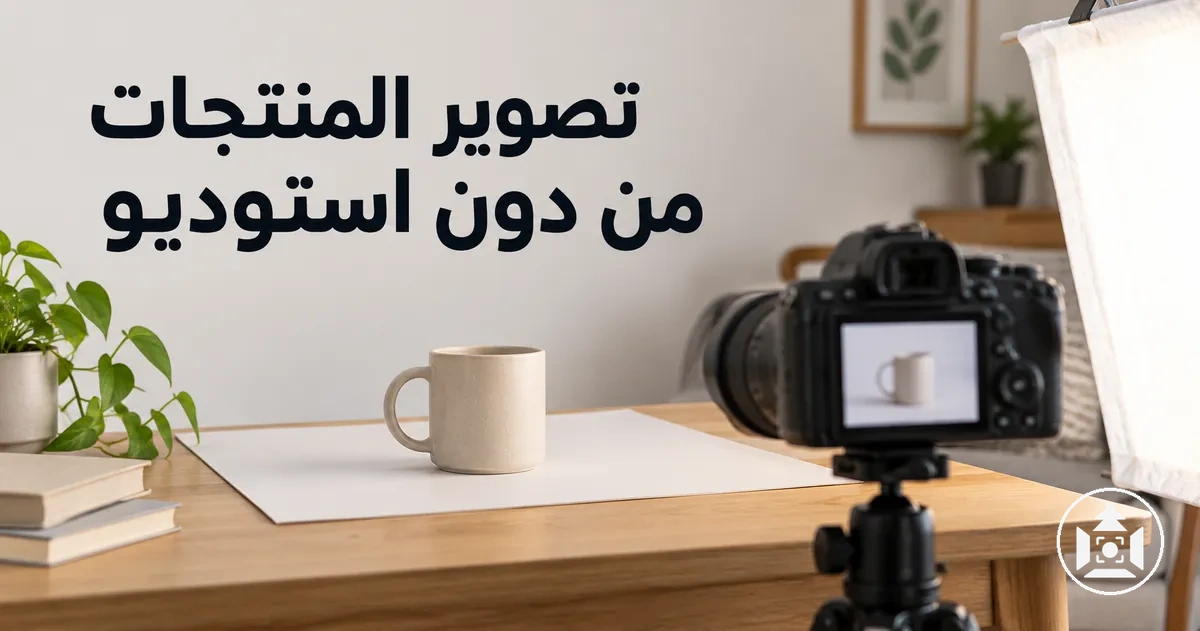 إعداد منزلي لتصوير منتجات التجارة الإلكترونية من دون استوديو مخصص