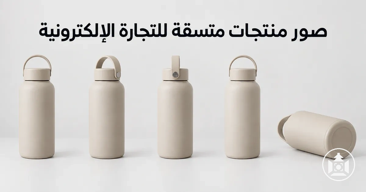 صور منتجات متسقة للتجارة الإلكترونية بإضاءة وتأطير وخلفية متسقة