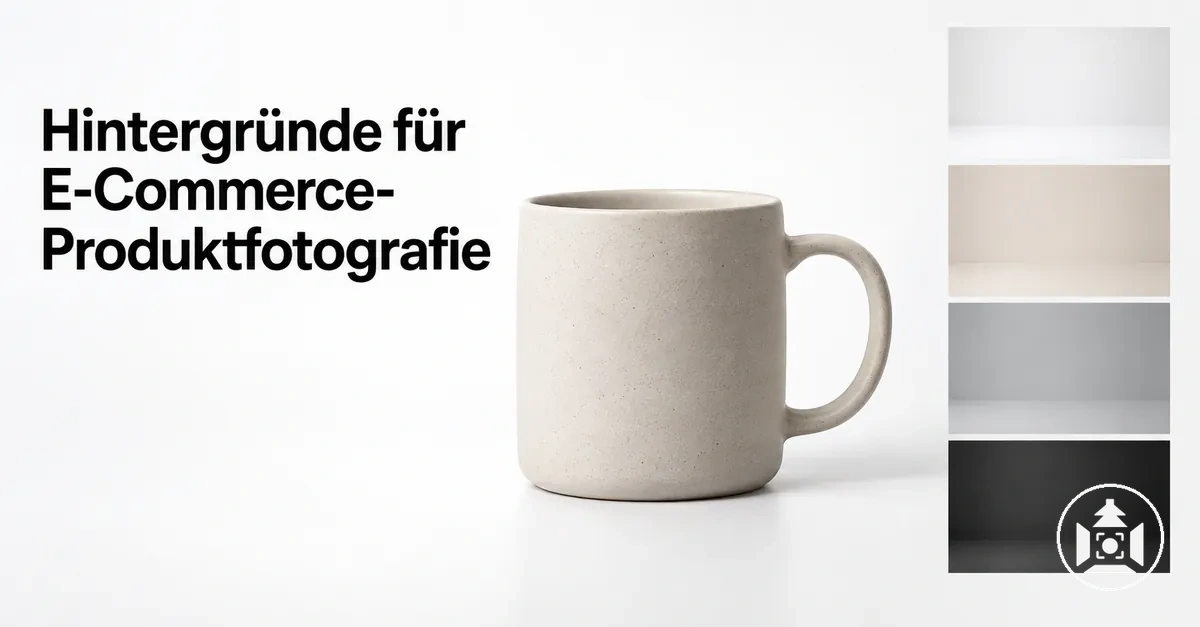 E-Commerce-Produkt vor sauberen Hintergründen für Produktfotografie