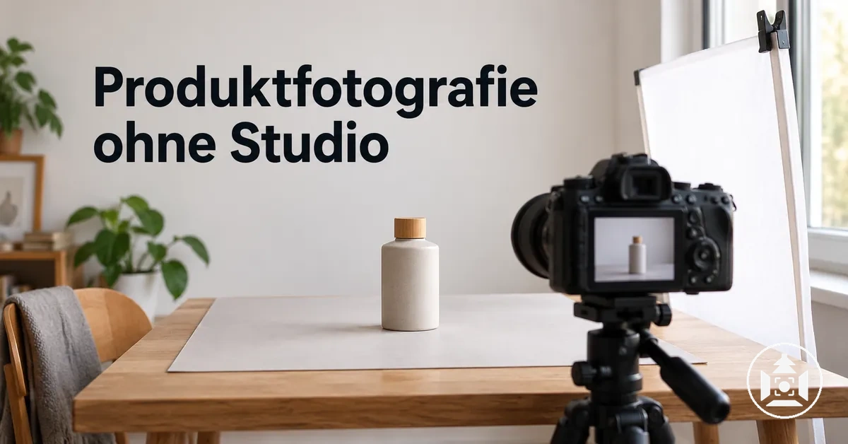 Produktfotografie-Setup zu Hause ohne eigenes Studio für E-Commerce