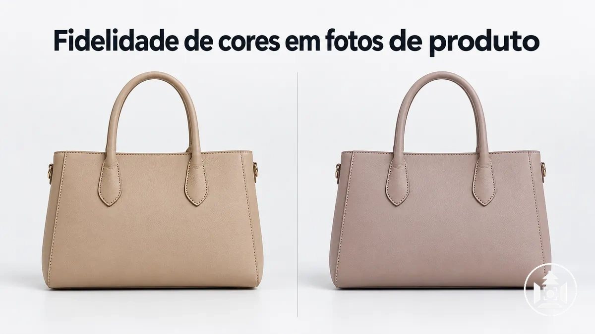 Fotos de produto para e-commerce com cores fiéis e diferenças visíveis de tonalidade